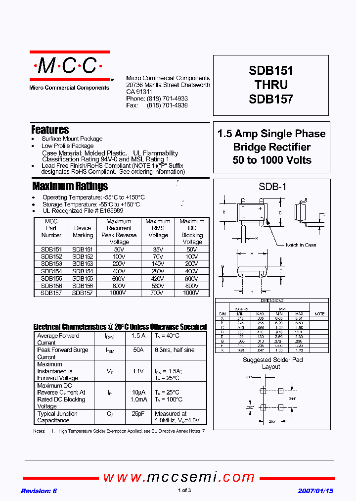 SDB154-BP_4742822.PDF Datasheet