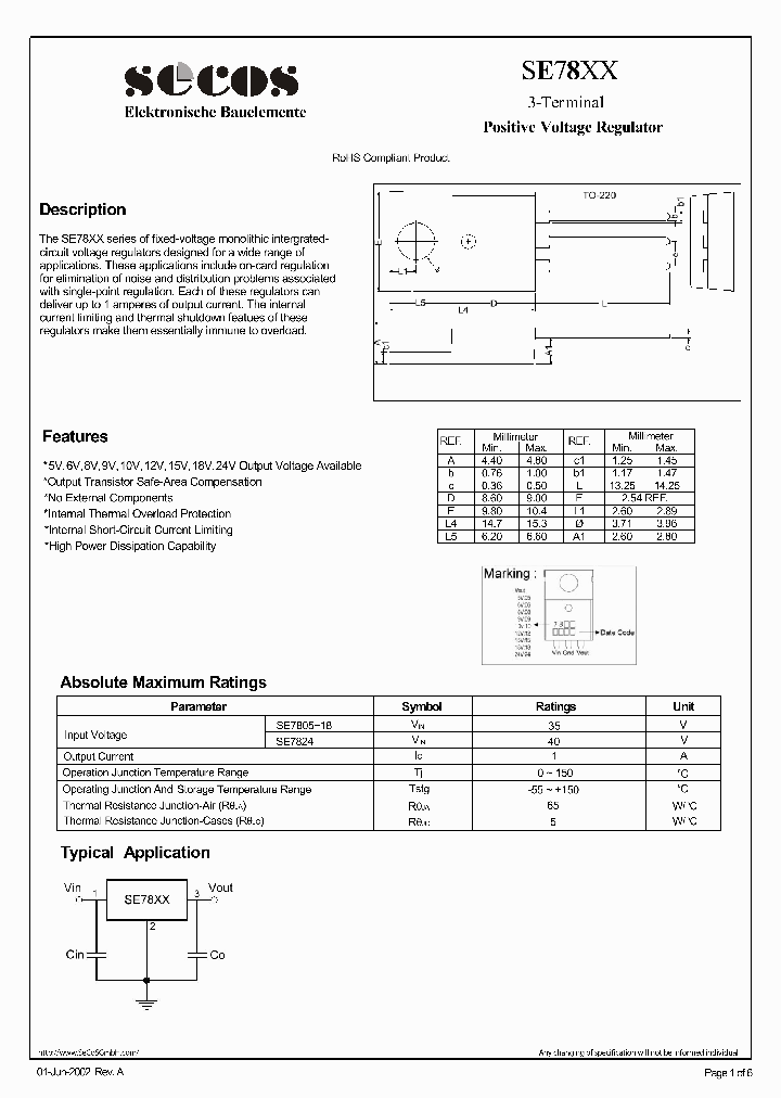 SE7805_4528501.PDF Datasheet