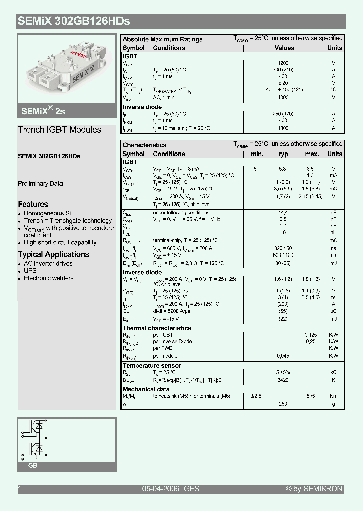 SEMIX302GB126HDS_4184774.PDF Datasheet