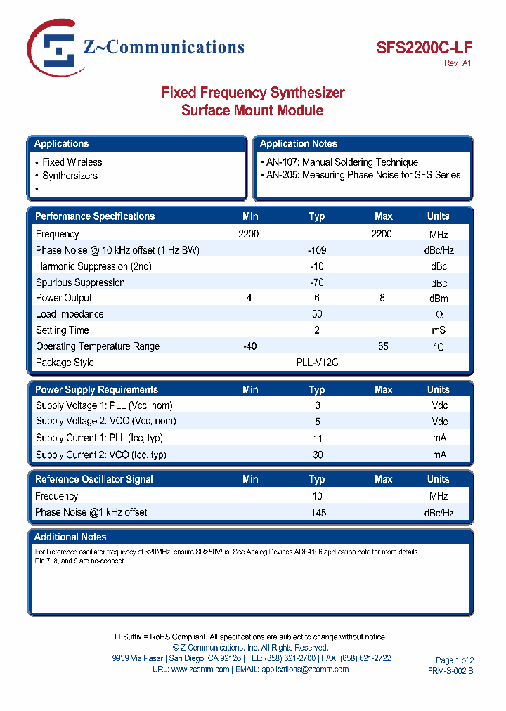 SFS2200C-LF_4661860.PDF Datasheet