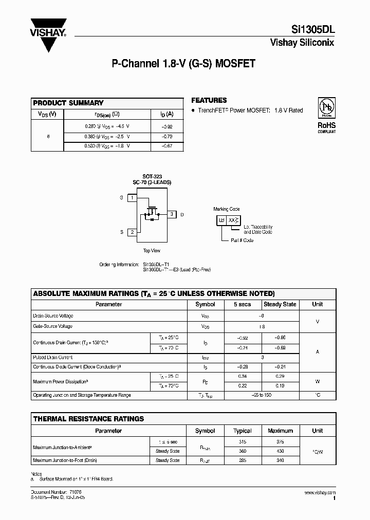 SI1305DL-T1_4279403.PDF Datasheet