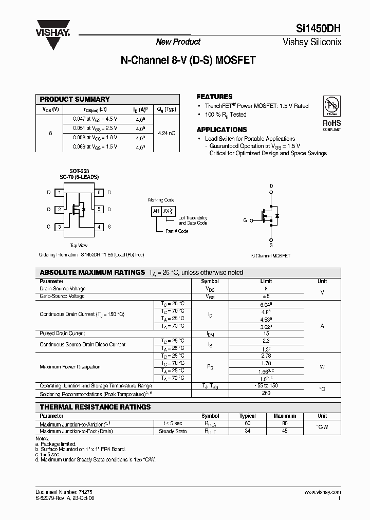 SI1450DH_4333200.PDF Datasheet