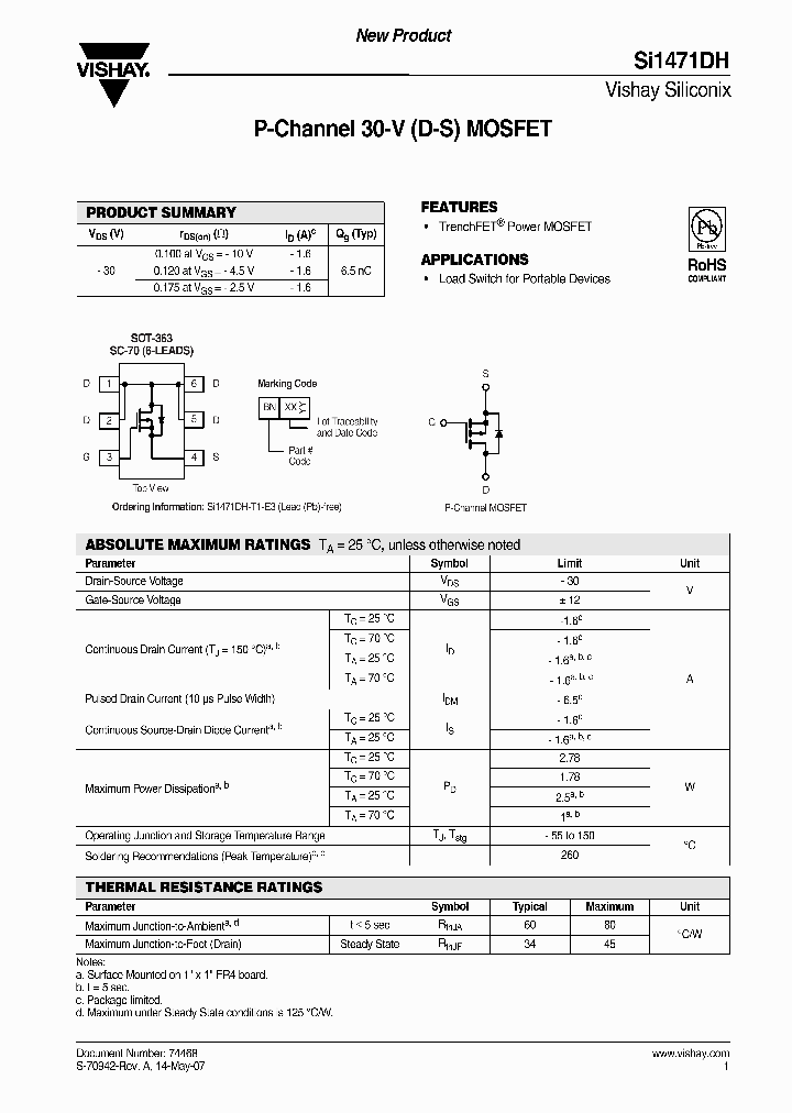 SI1471DH_4695424.PDF Datasheet