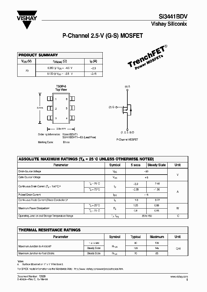 SI3441BDV-T1_4266212.PDF Datasheet