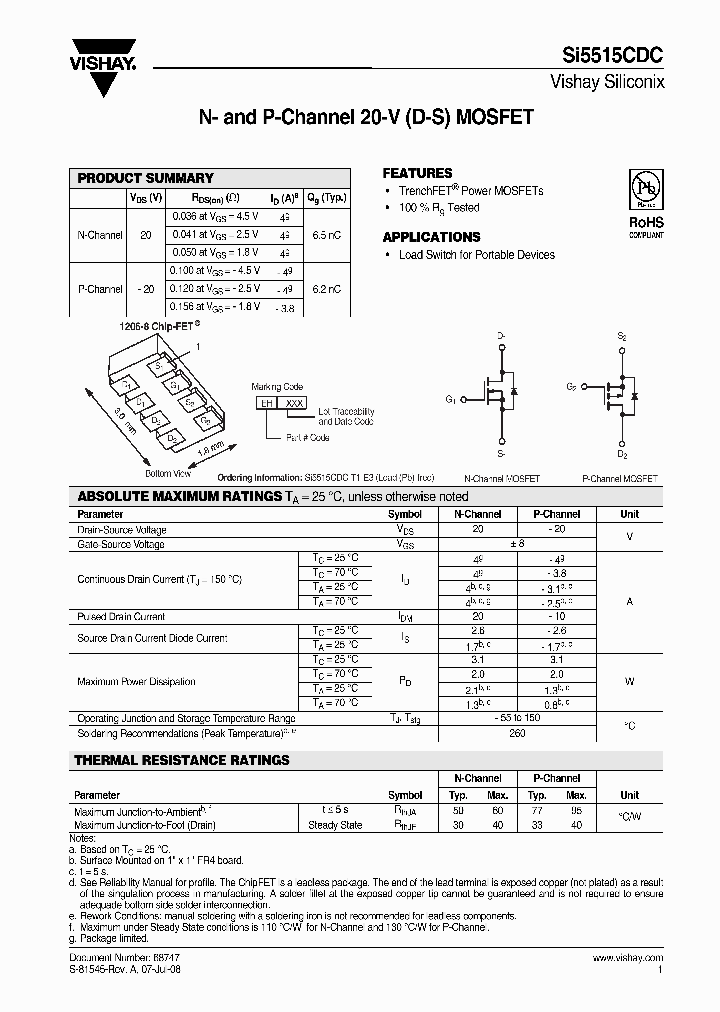 SI5515CDC-T1-E3_4786465.PDF Datasheet