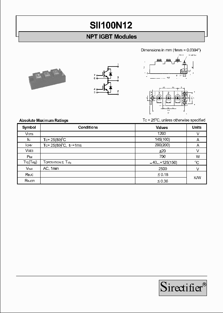 SII100N12_4250745.PDF Datasheet