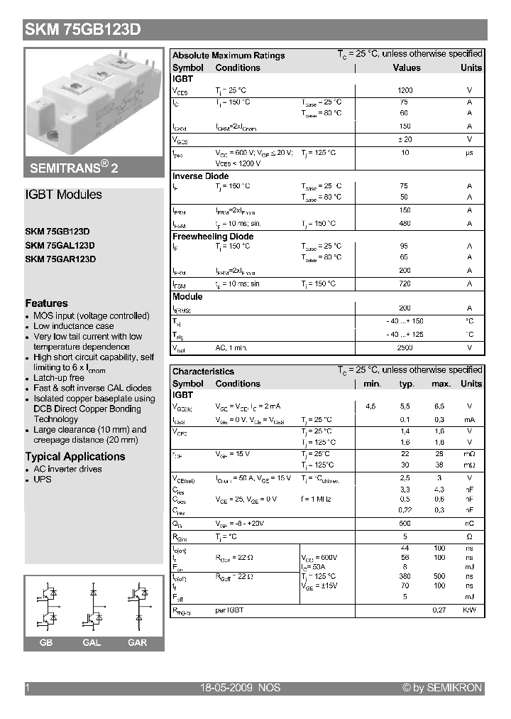SKM75GB123D09_4764414.PDF Datasheet