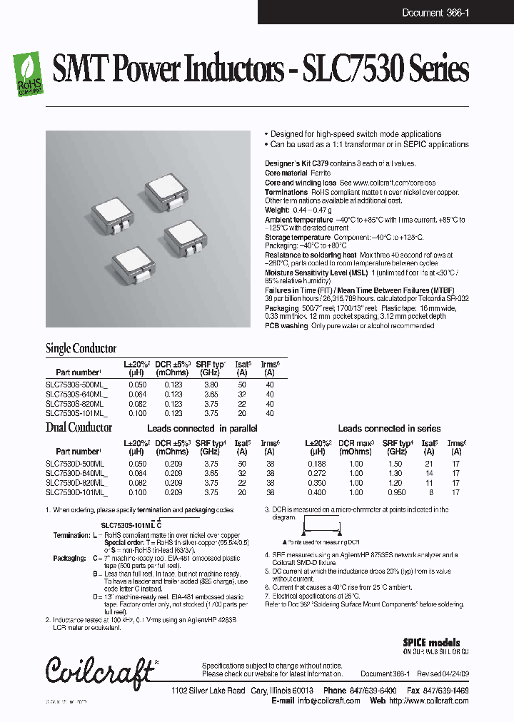 SLC7530D-101ML_4536297.PDF Datasheet