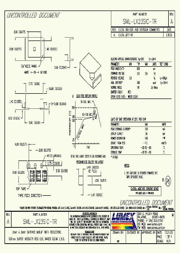SML-LX23SIC-TR_4391149.PDF Datasheet