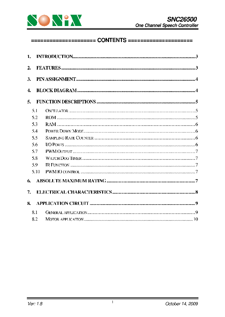 SNC26500_4629604.PDF Datasheet