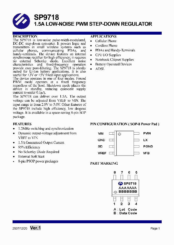 SP9718_4817561.PDF Datasheet