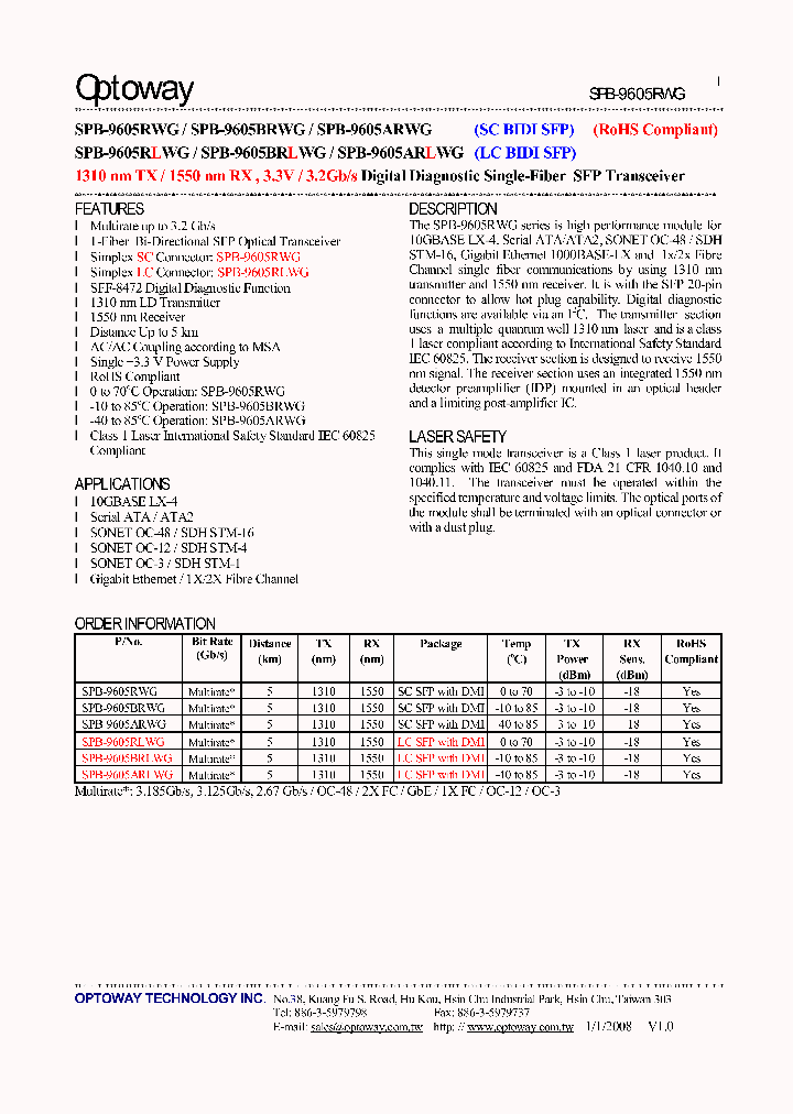 SPB-9605ARWG_4552242.PDF Datasheet