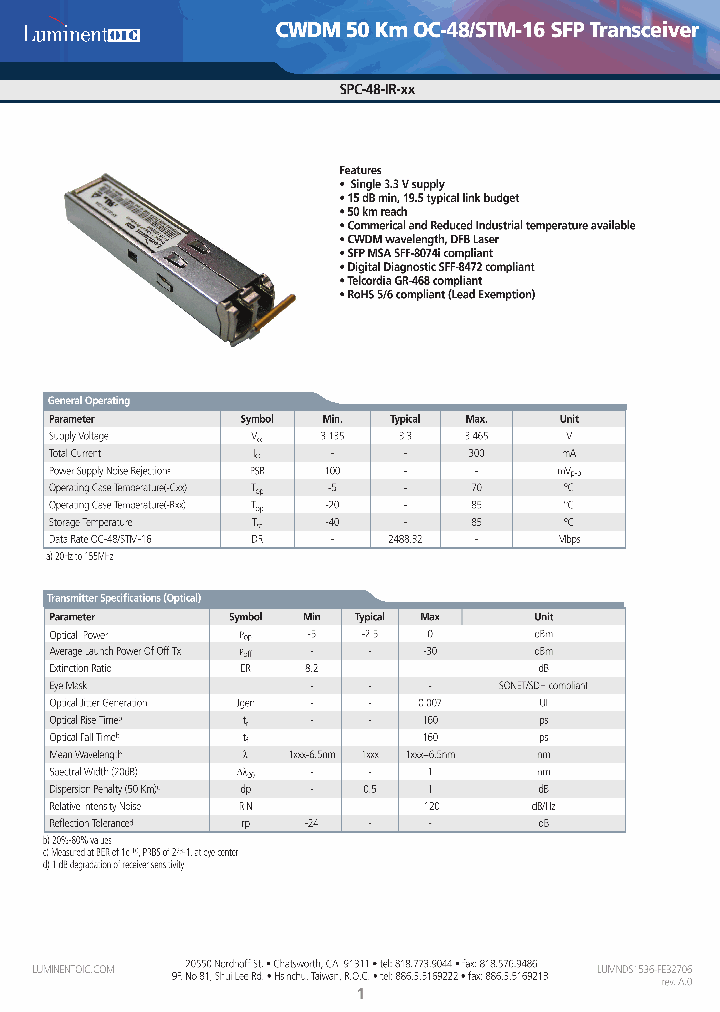 SPC-48-IR-31CDA_4451138.PDF Datasheet