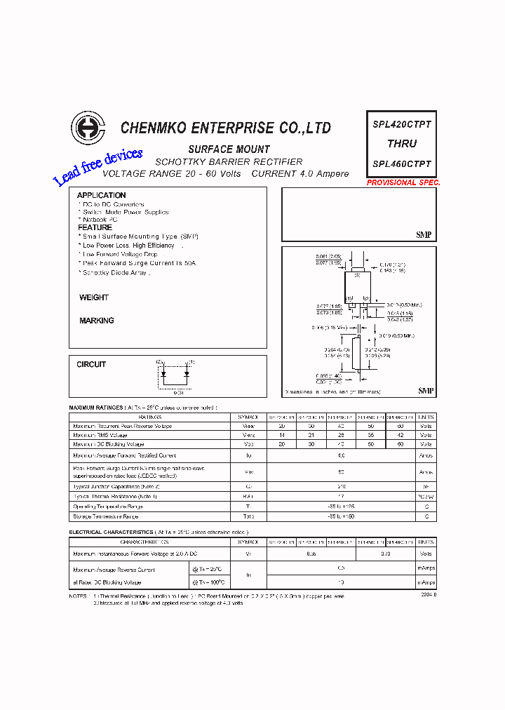 SPL460CTPT_4453604.PDF Datasheet