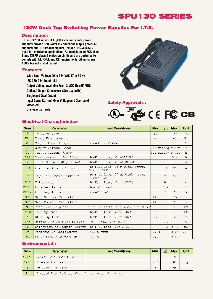 SPU130-101_4573419.PDF Datasheet