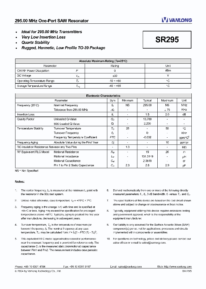 SR295_4628115.PDF Datasheet