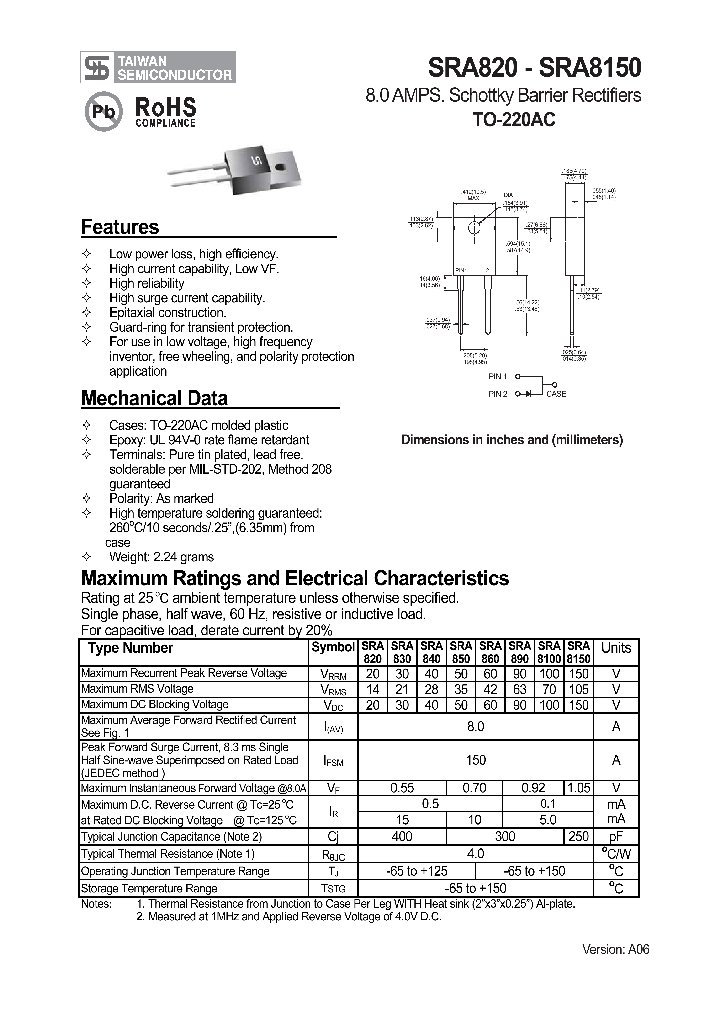 SRA8150_4191236.PDF Datasheet