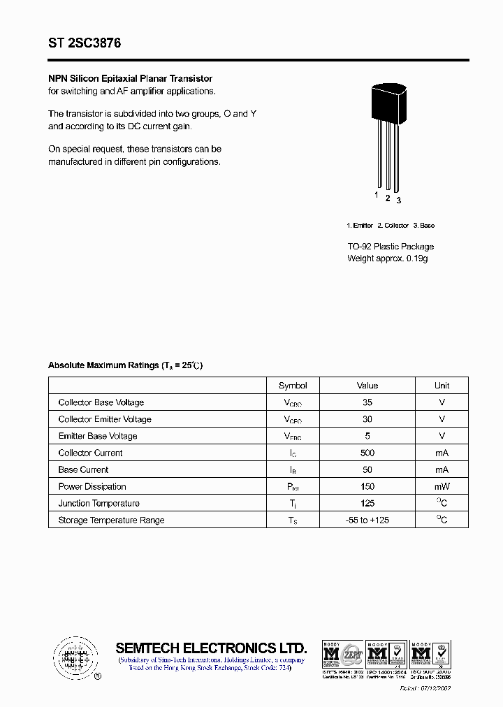 ST2SC3876_4458760.PDF Datasheet