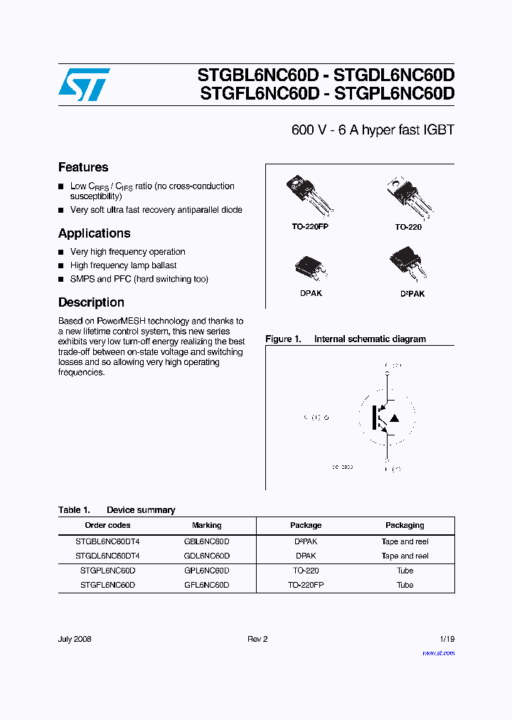 STGBL6NC60D08_4250321.PDF Datasheet