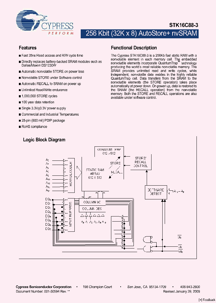 STK16C88-3WF35_4567944.PDF Datasheet