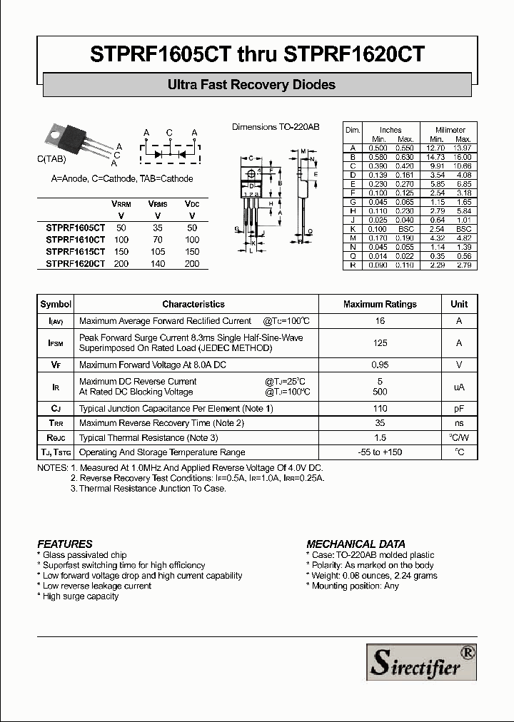 STPRF1605CT_4189844.PDF Datasheet