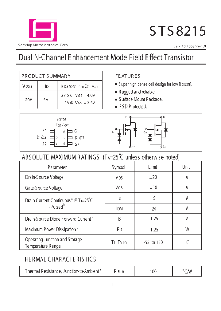 STS8215_4606655.PDF Datasheet