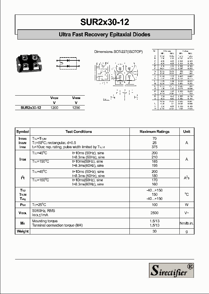 SUR2X30-12_4191378.PDF Datasheet