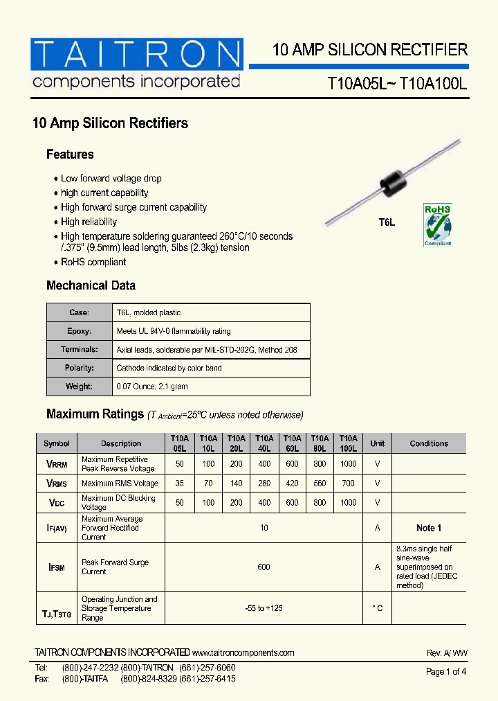 T10A100L_4490104.PDF Datasheet