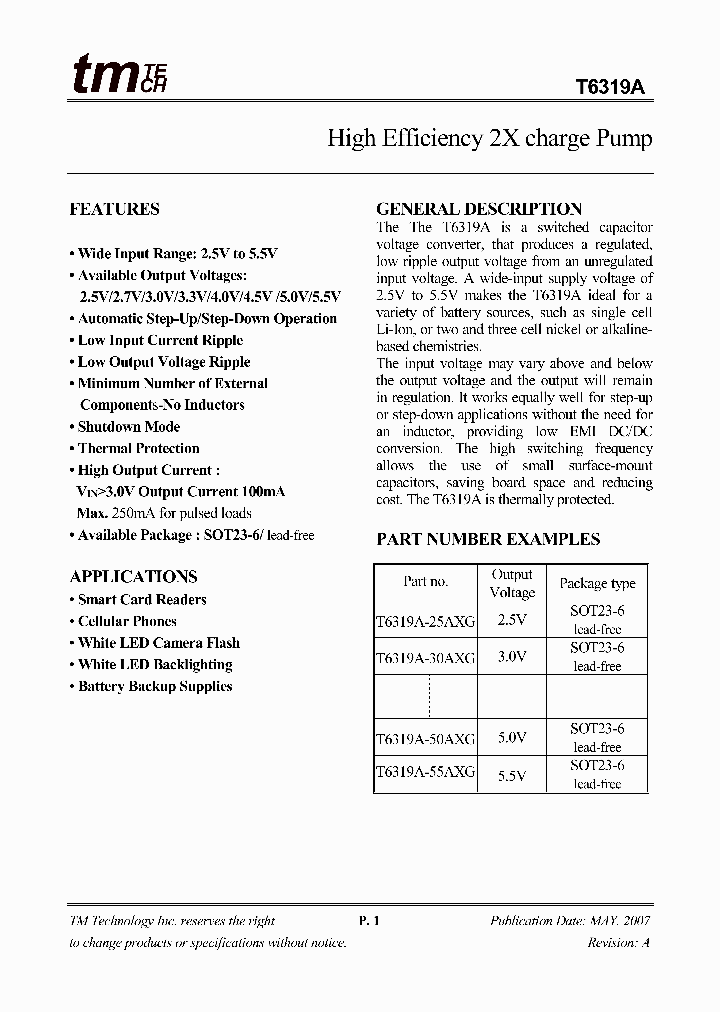 T6319A-25AXG_4455953.PDF Datasheet