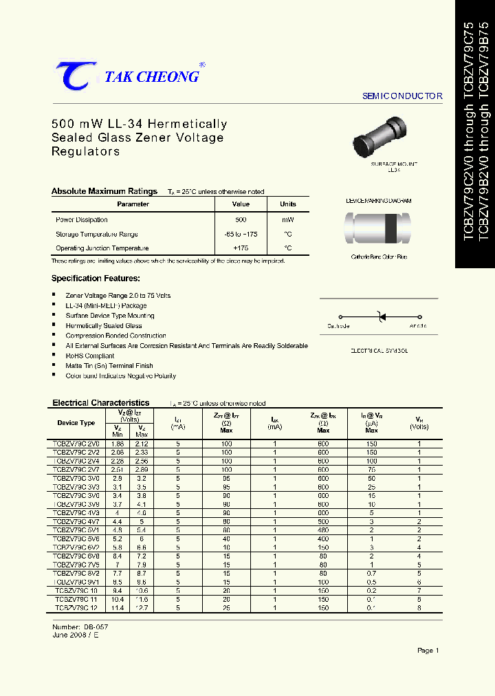 TCBZV79B3V0_4538374.PDF Datasheet