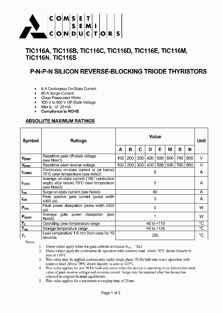 TIC116A_4541947.PDF Datasheet