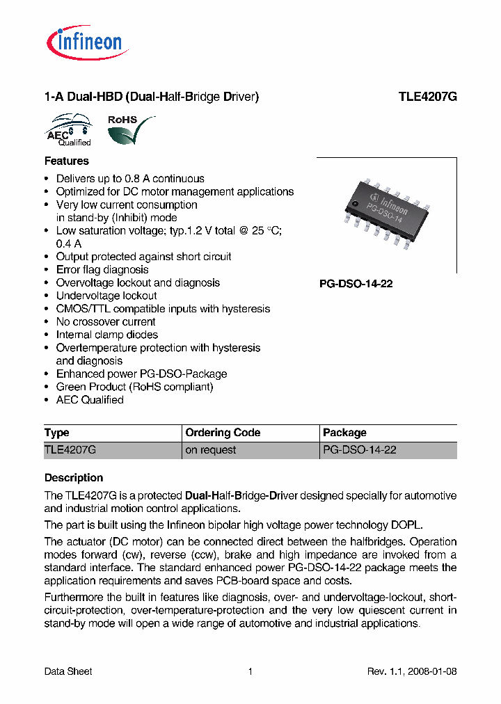 TLE4207G_4564677.PDF Datasheet