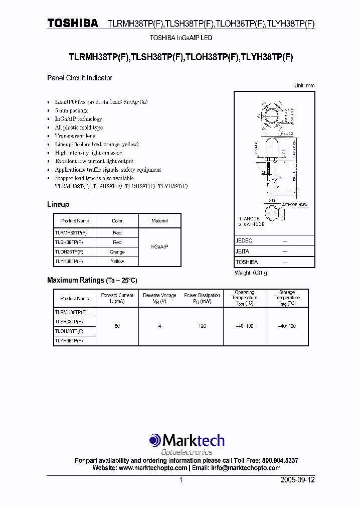 TLOH38TP_4601634.PDF Datasheet