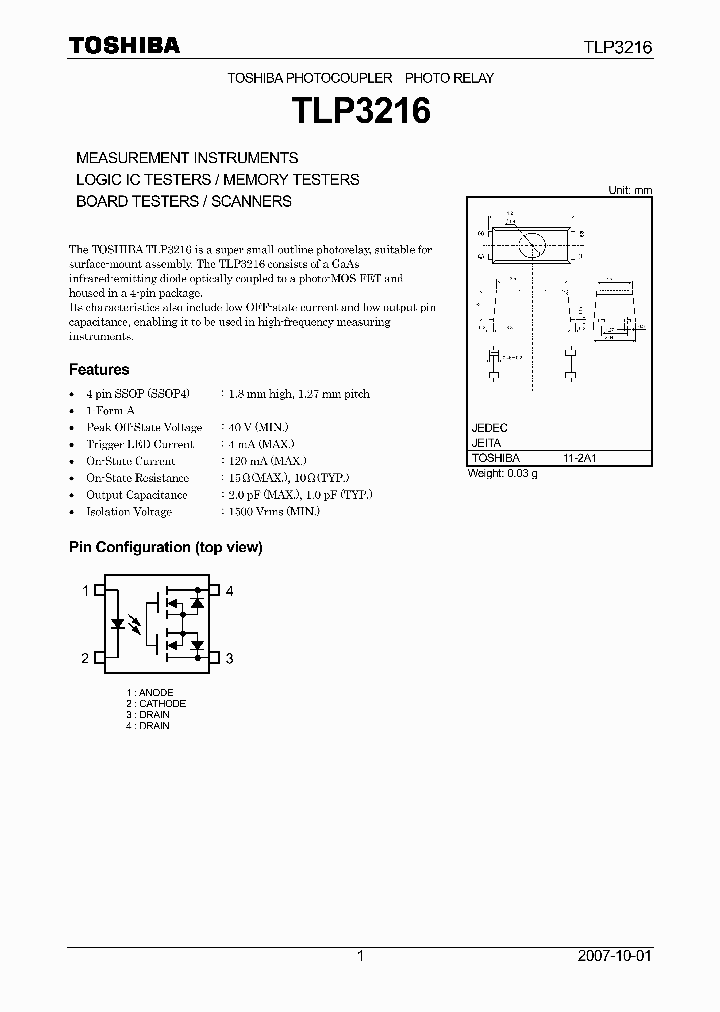TLP3216_4303920.PDF Datasheet