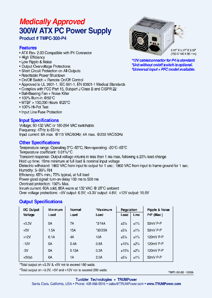 TMPC-300-P4_4521539.PDF Datasheet