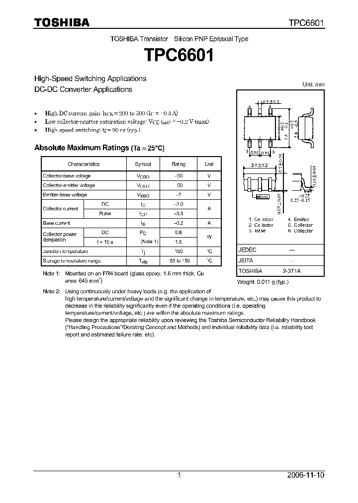 TPC6601_4797076.PDF Datasheet