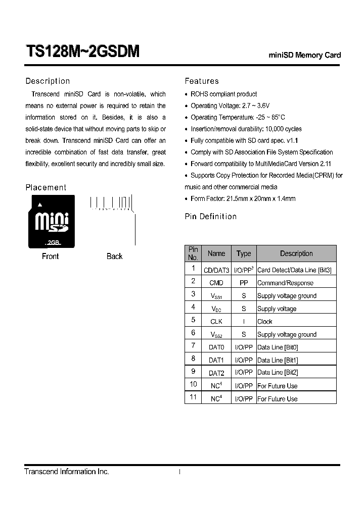 TS256MSDM_4791729.PDF Datasheet