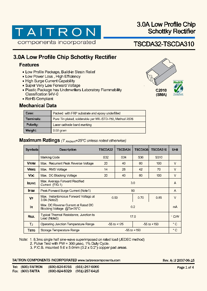 TSCDA310_4490436.PDF Datasheet