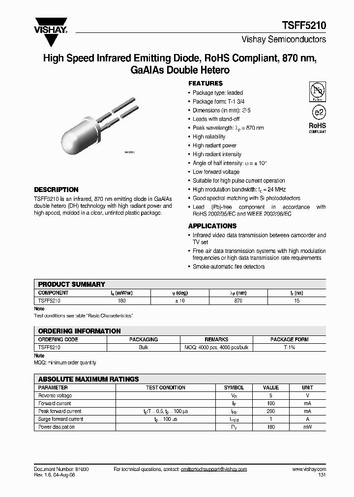 TSFF5210_4484996.PDF Datasheet