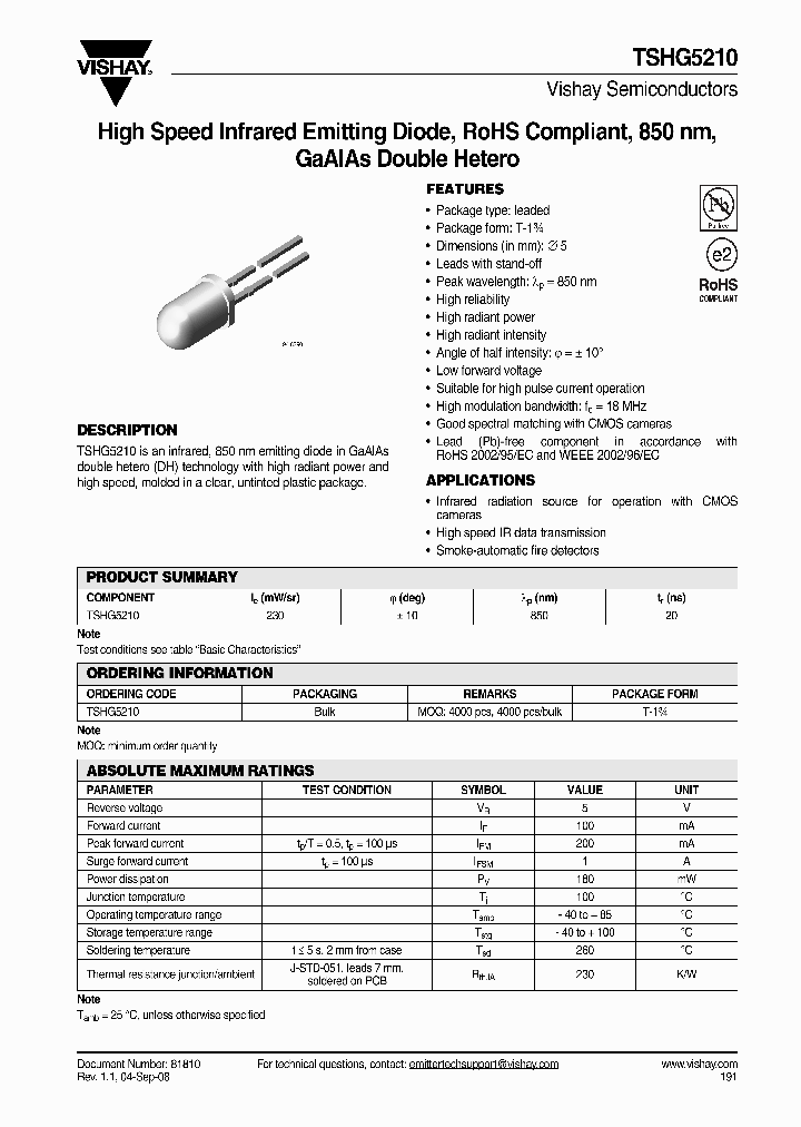 TSHG5210_4262001.PDF Datasheet