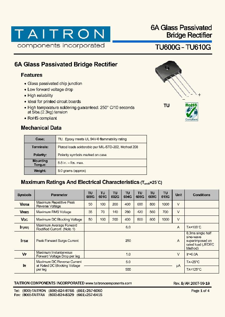 TU604G_4334121.PDF Datasheet