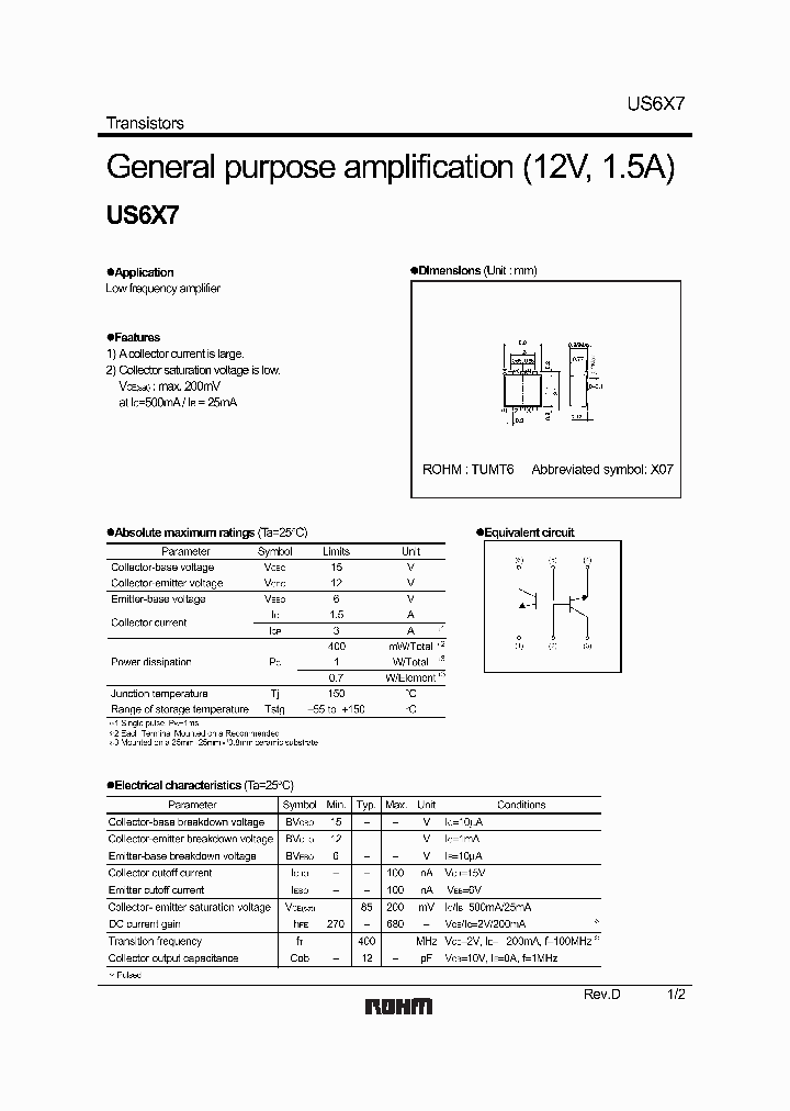 US6X7_4904596.PDF Datasheet