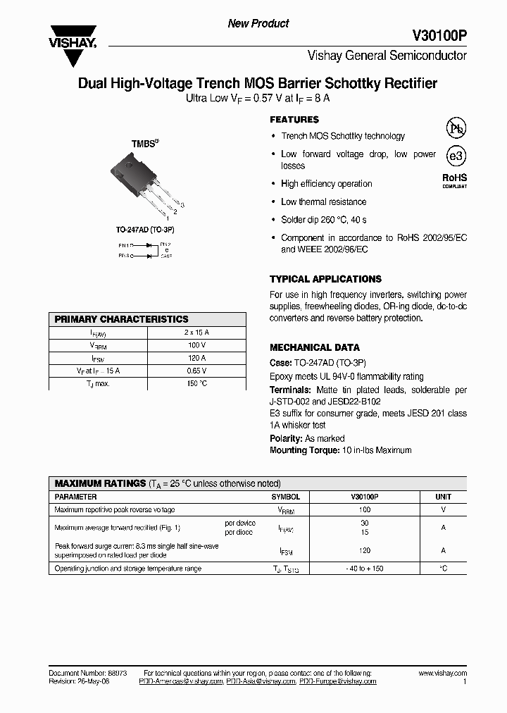 V30100P-E345_4446340.PDF Datasheet