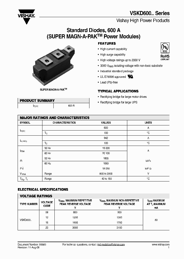 VSKD600_4268915.PDF Datasheet