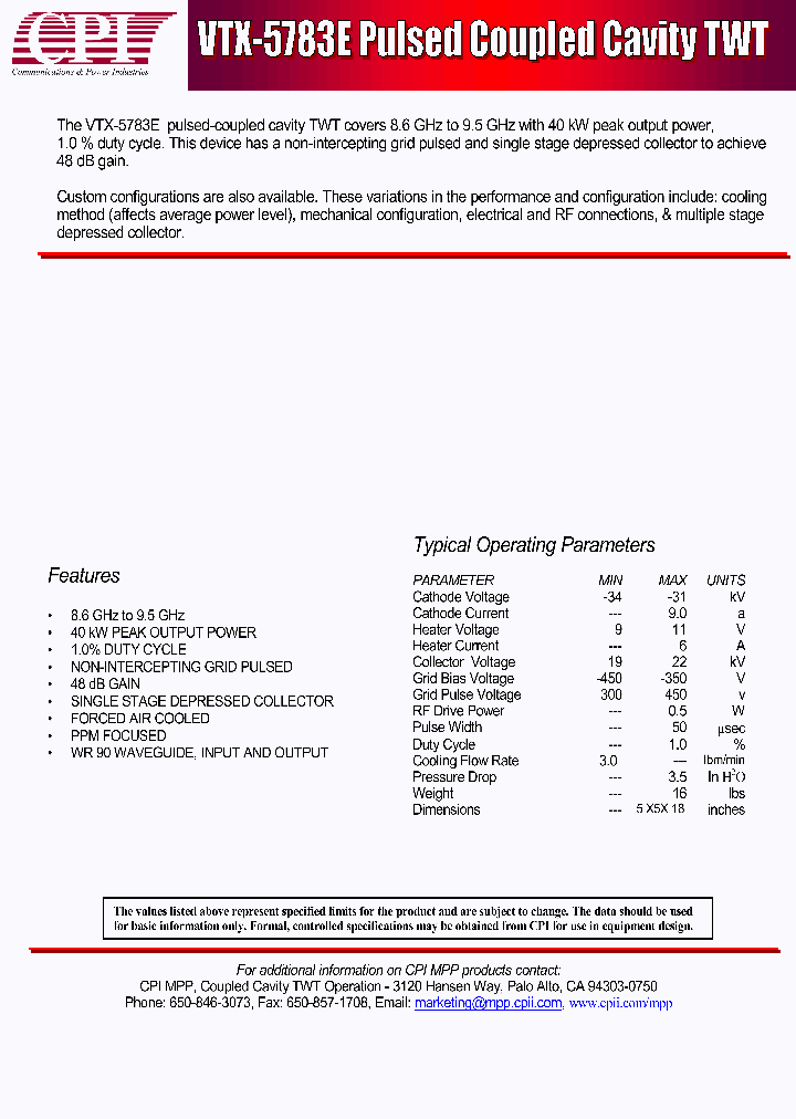 VTX5783E_4684859.PDF Datasheet