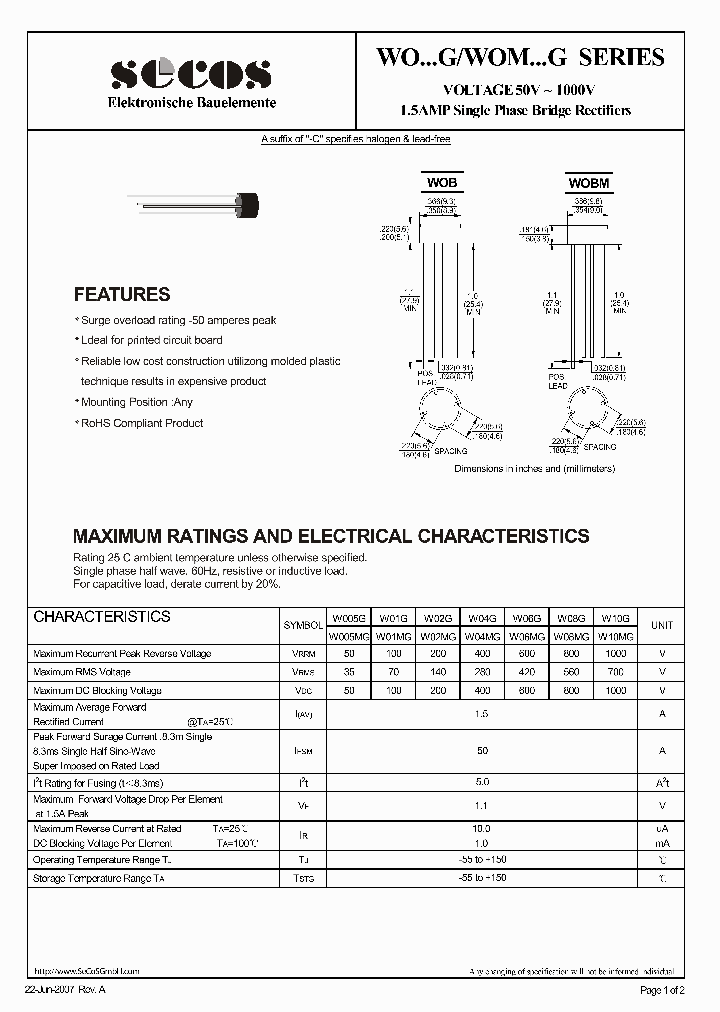 W08G_4632302.PDF Datasheet