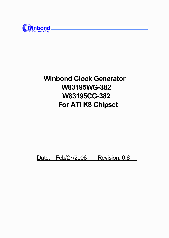 W83195CG-382_4912890.PDF Datasheet