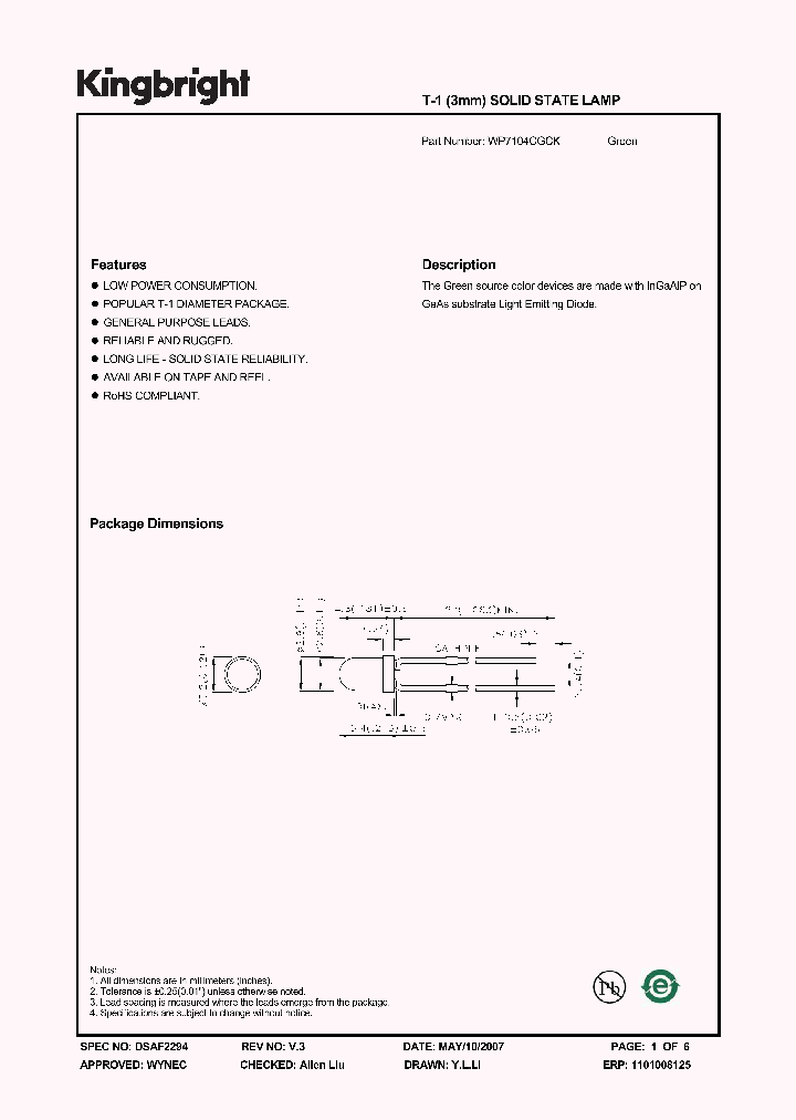 WP7104CGCK_4501751.PDF Datasheet