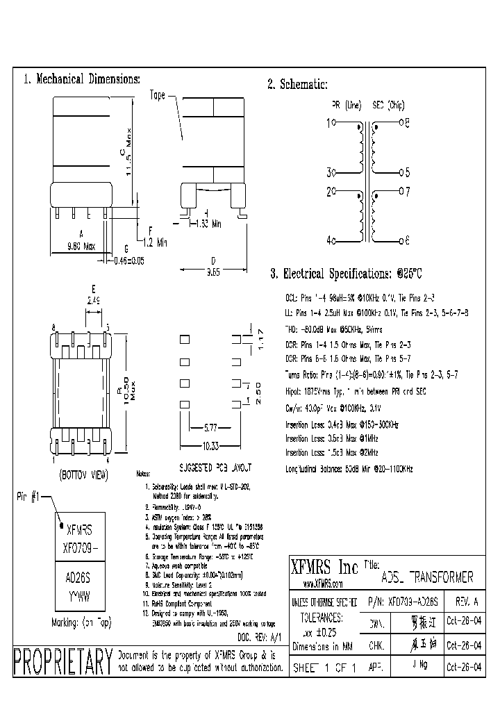 XF0709-AD26S_4775299.PDF Datasheet