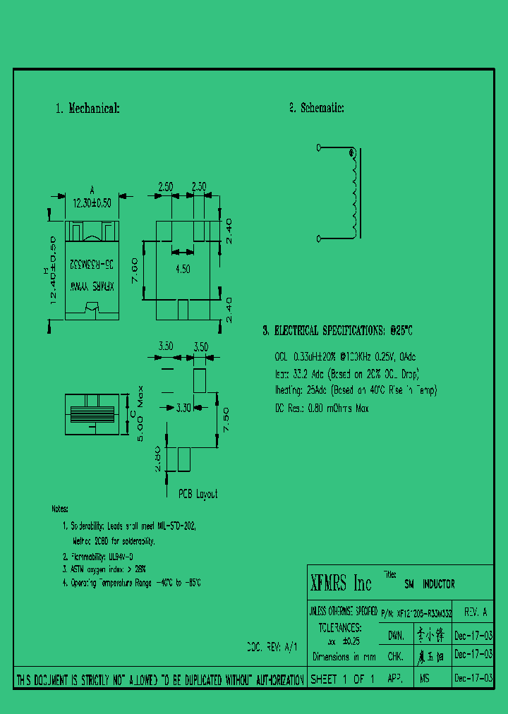 XF121205-R33M332_4708881.PDF Datasheet
